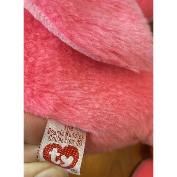 Ty Flamingo Plush 4 Beanie Buddies Babies Boos & Mini Collector's Lot Pinky - Picture 10 of 10